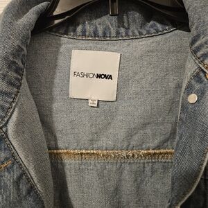 Fashion Nova Light Blue Denim Jacket